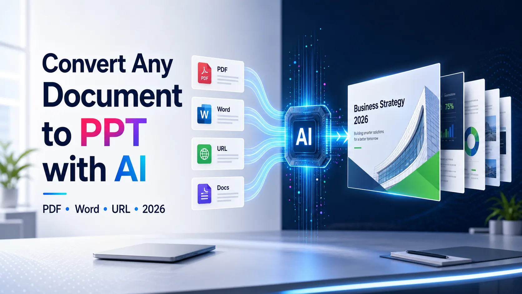 How to Convert Any Document to a Professional PPT with AI in 2026: PDF, Word, URL, and More