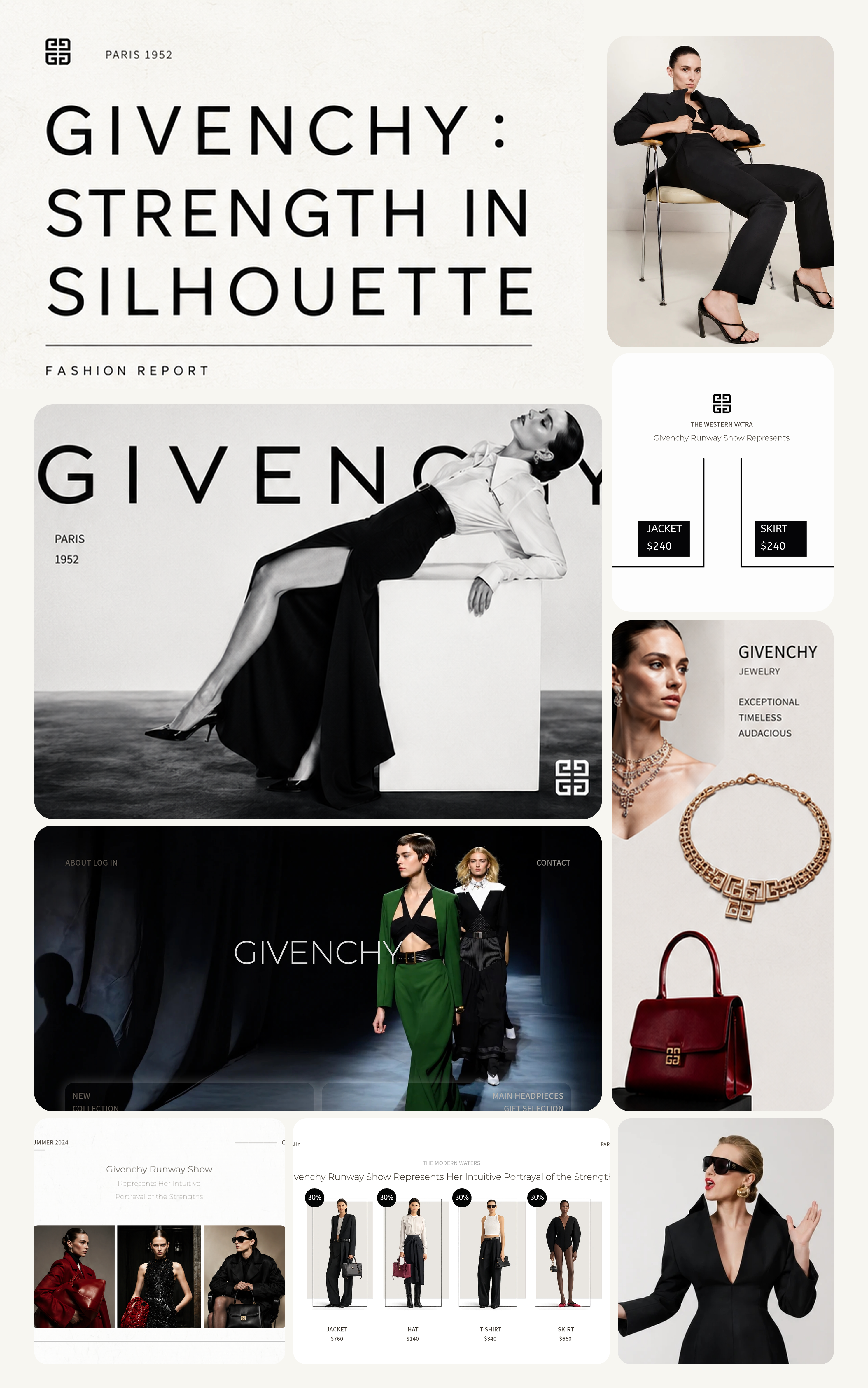 GIVENCHY：STRENGTH IN SILHOUETTE