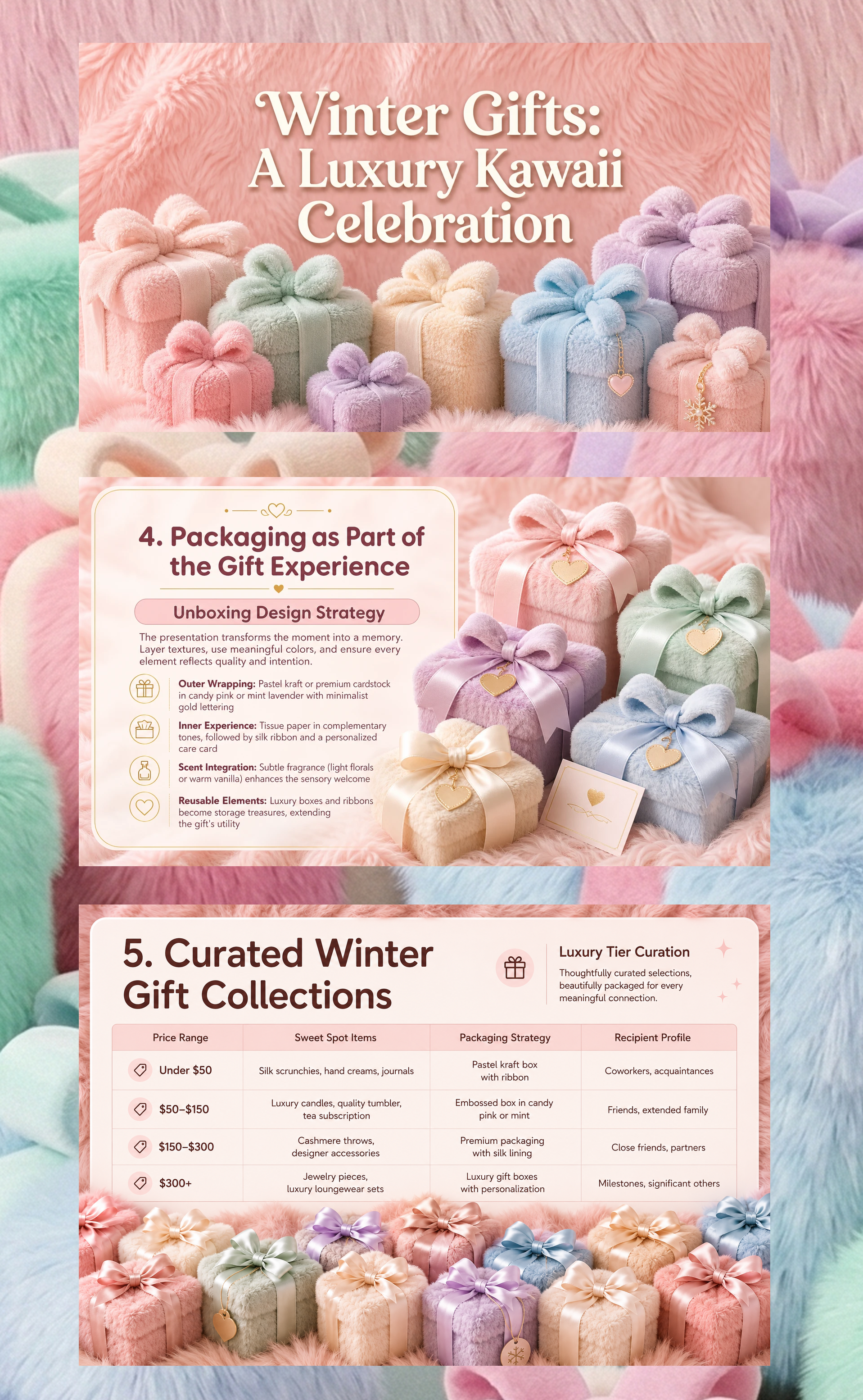 Winter Gifts: A Luxury Kawaii Celebration