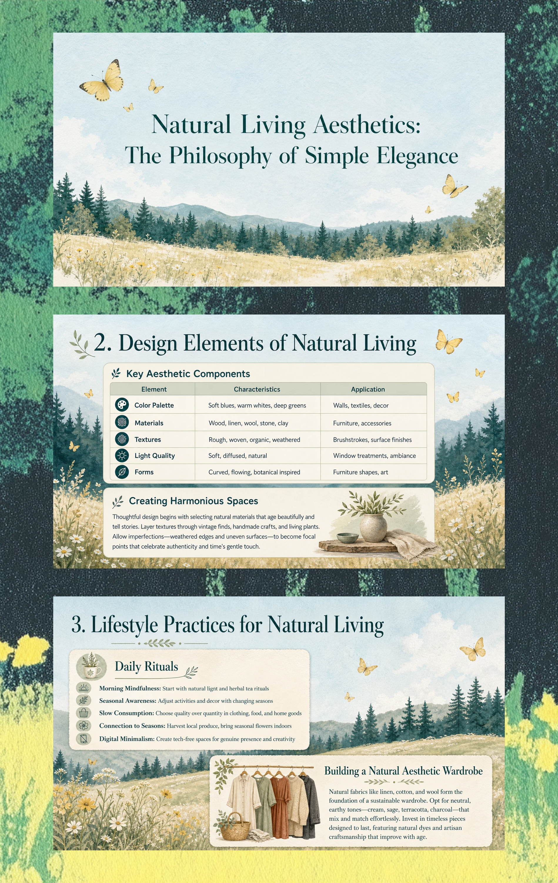 Natural Living Aesthetics: The Philosophy of Simple Elegance