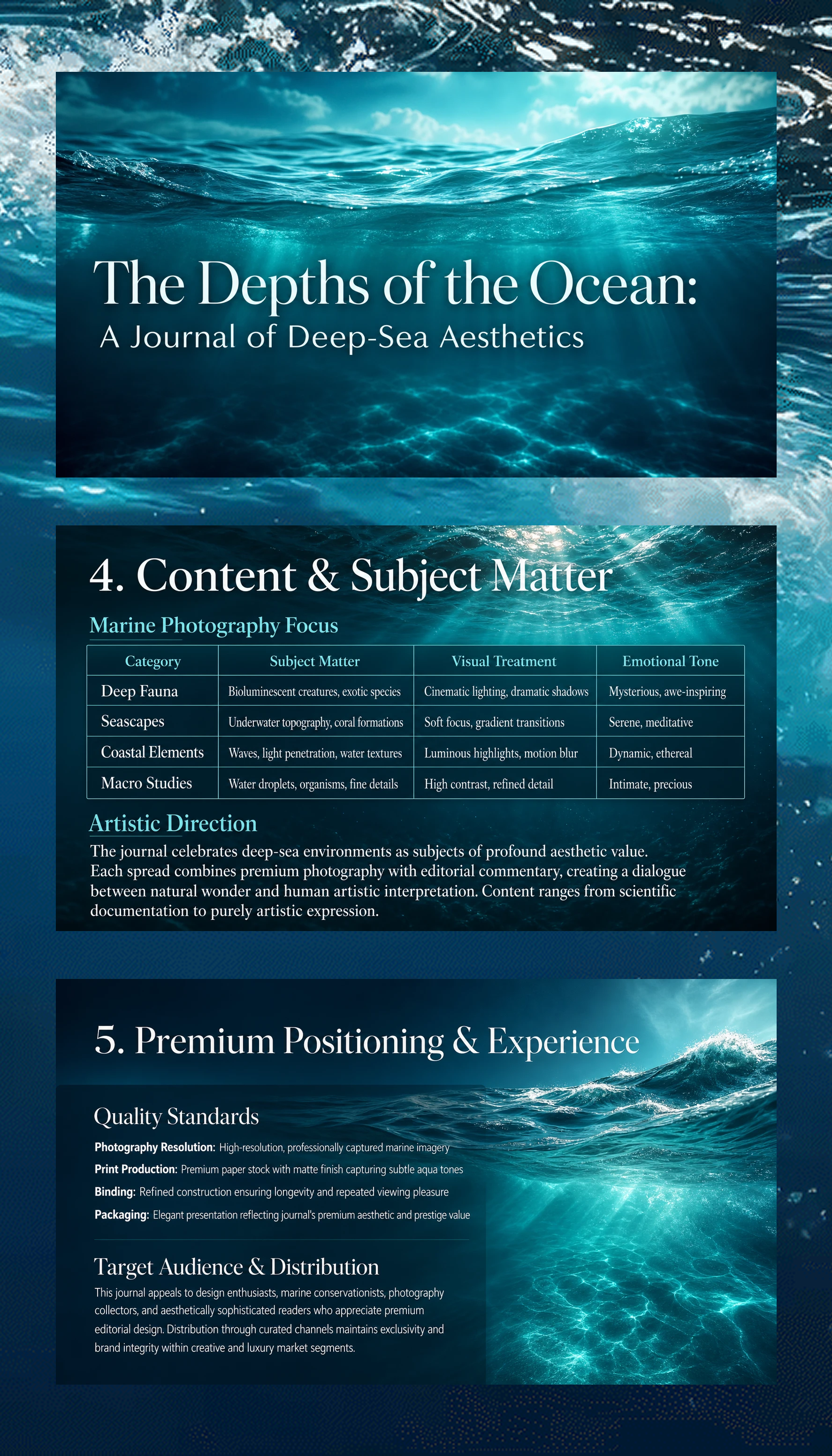 The Depths of the Ocean: A Journal of Deep-Sea Aesthetics