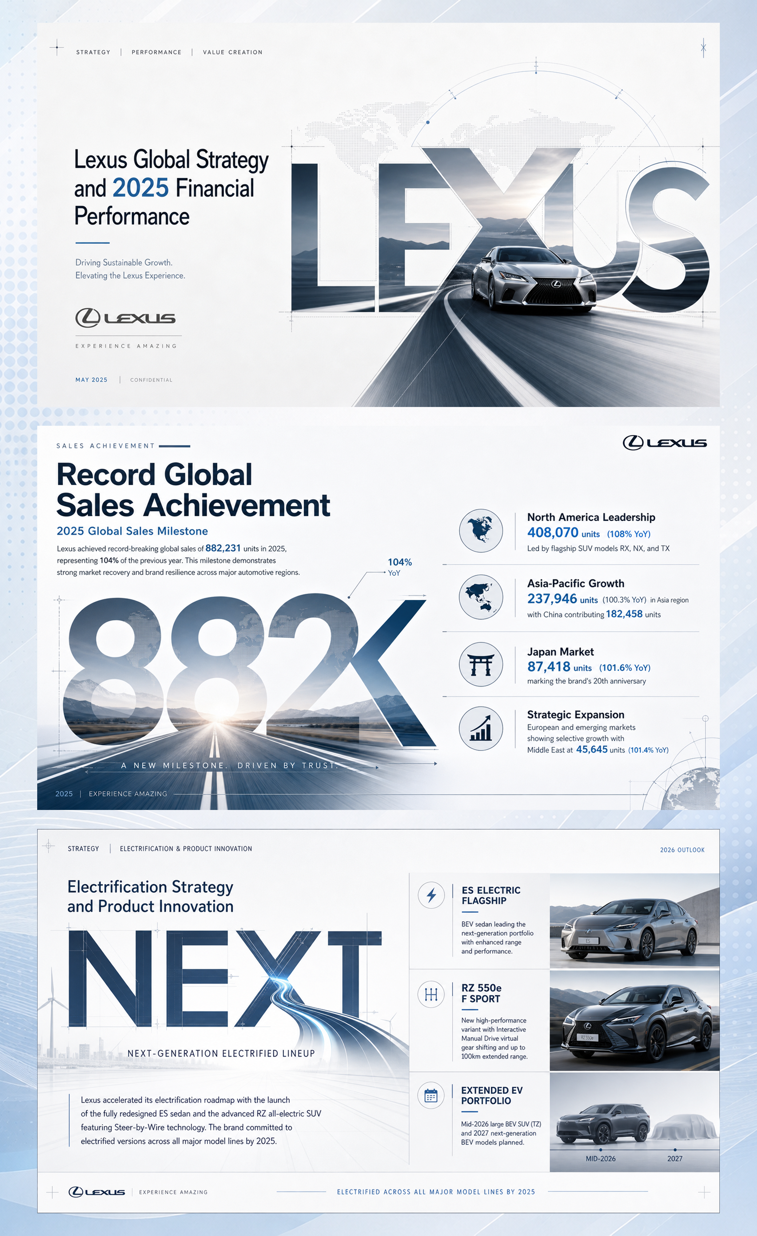 Lexus Global Strategy and 2025 Financial Performance