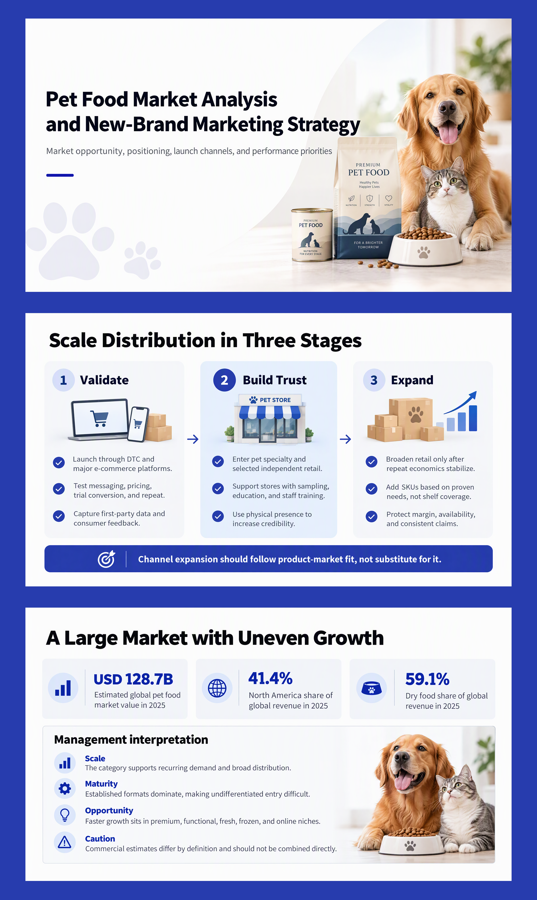 Pet Food Market Analysis and New-Brand Marketing Strategy